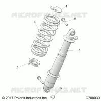 SUSPENSION TRASERA SHOCK MOUNTING