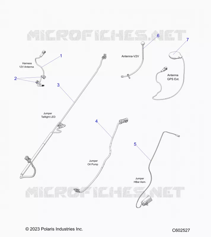 ELECTRICA, JUMPER WIRES/ANTENNAS/HARNESS