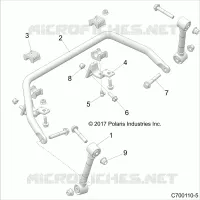 SUSPENSIÃ“N DELANTERA STABILIZER BAR- Z20S1E99AG/AK/BG/BK (C700110-5)