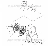 ARRANQUE DE RETROCESO ASSEMBLY 440 0952760, 440 SKS 0952560,  and EUROPEAN 440 SKS (4929032903D001)