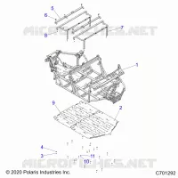 CHASSIS, MAIN FRAME AND ESQUÃD PLATES
