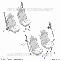 ASIENTO BELT MOUNTING