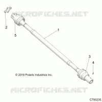 TREN, REAR PROP SHAFT