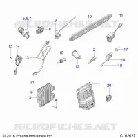 INTERRUPTORES, SENSORS, ECU AND CONTROL MODULES