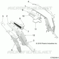 CARROCERÍA POSTERIOR FENDERS AND BEZELS- Z22NAS99CZ (C700248-8)