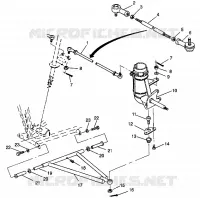 Wishbones Front   TIRANTES DE DIRECCIÓN Trail Boss W958527 (4930323032B006)