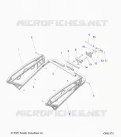CHASIS, REAR RACK AND HITCH