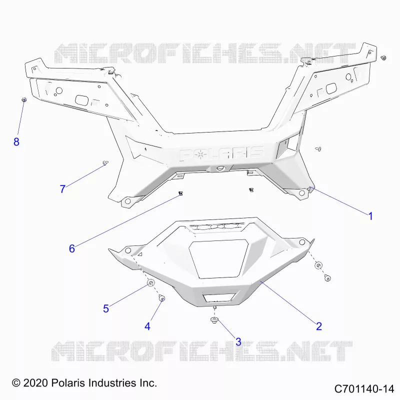 CARROCERÍA POSTERIOR BUMPER