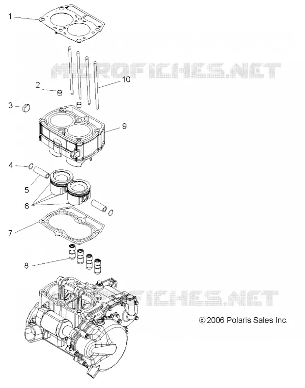PISTON AND CYLINDER