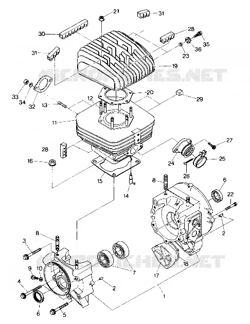 CRANKCASE AND CILINDRO (4918411841032A)
