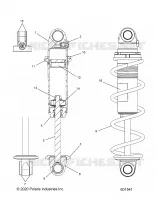 SUSPENSION, CHOQUE FRONTAL TRACK, MONOTUBE