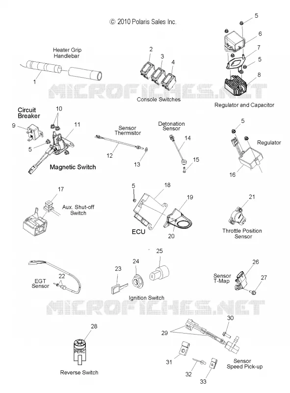 INTERRUPTORES, SENSORES and COMPONENTS
