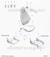 ASIENTO (PASSENGER) AND SEAT BELT MOUNTING