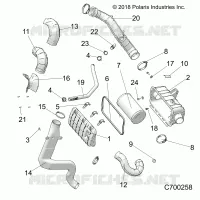 ENGINE, TOMA DE AIRE SYSTEM