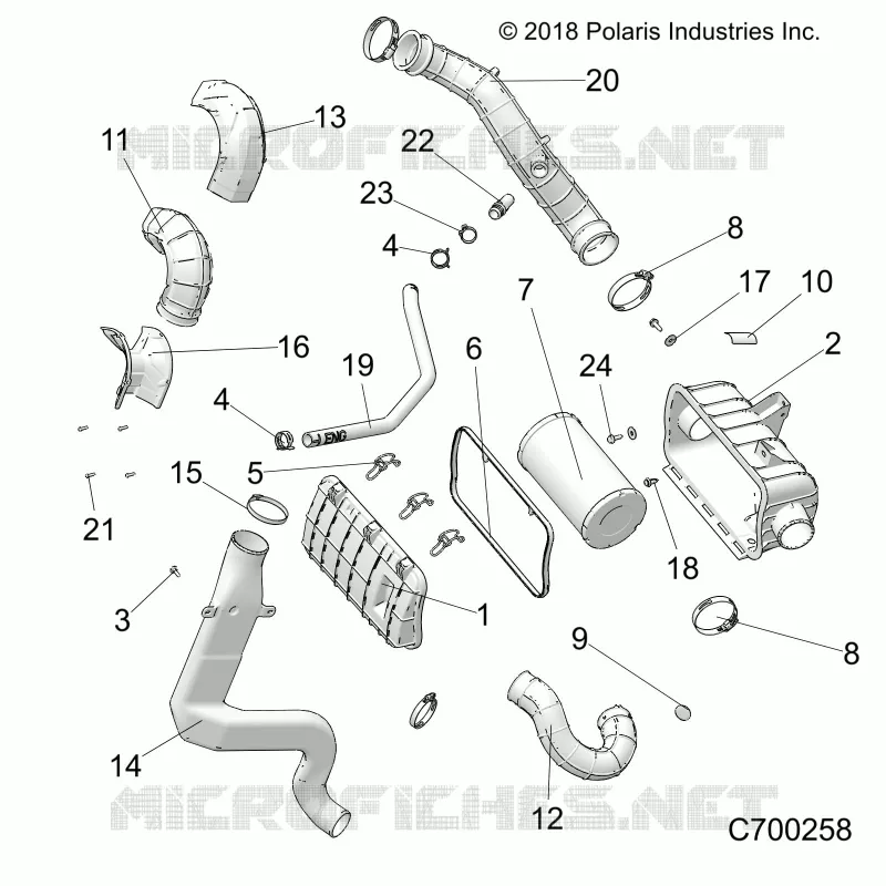ENGINE, TOMA DE AIRE SYSTEM