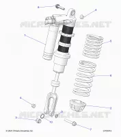 SUSPENSION, CHOQUE FRONTAL MOUNTING, STANDARD/PREMIUM