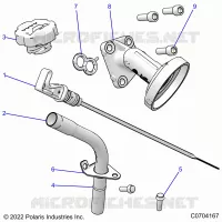 ENGINE, VARILLA DE ACEITE
