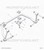 SUSPENSION, FRONT BARRA ESTABILIZADORA- Z24NMF99AR/AM/BR/BM (C703103)