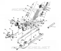 Trasera del brazo oscilante y CHOQUE 6x6 300 W948730 (4926792679C011)