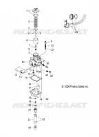 MOTOR, CARBURADOR AND CHOKE