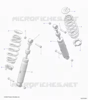 SUSPENSION TRASERA SHOCK AND MOUNTING