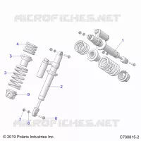 SUSPENSION, CHOQUE FRONTAL MOUNTING