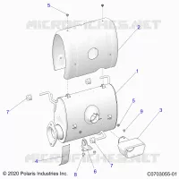 ENGINE, SISTEMA DE ESCAPE, SILENCER AND RELATED