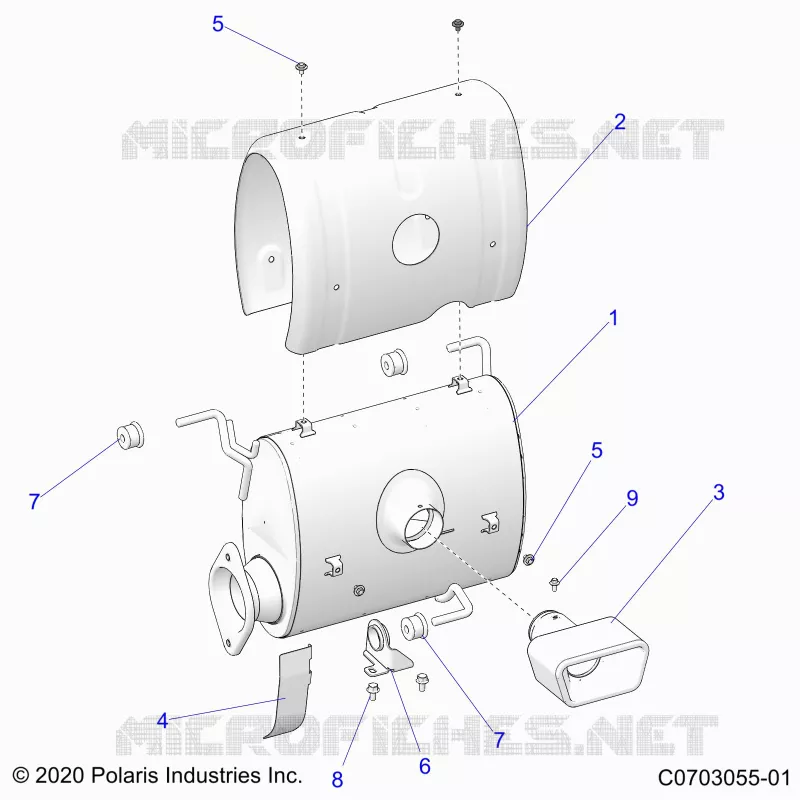 ENGINE, SISTEMA DE ESCAPE, SILENCER AND RELATED