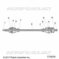 TREN, FRONT HALF SHAFT