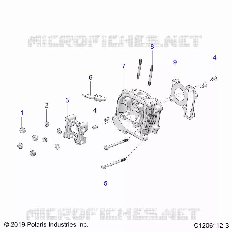 ENGINE, CULATA ASM