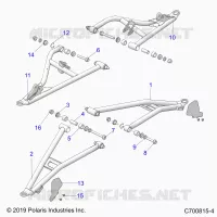 SUSPENSIÃ“N DELANTERA CONTROL ARMS
