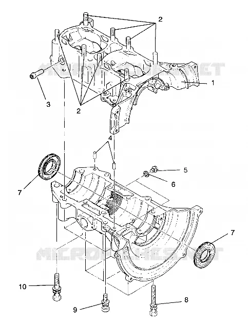 CAJA DEL CIGÜEÑAL ASSEMBLY WIDETRAK GT / X932061 (4924722472028A)