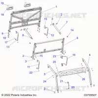 CHASSIS, CAB BASTIDOR