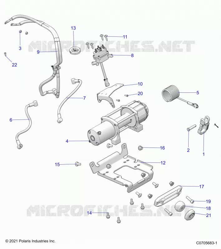 CHASSIS, CABRESTANTE