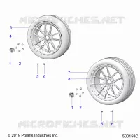 RUEDAS, FRONT AND REAR (R MODELS)