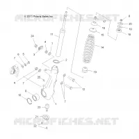 SUSPENSION, PUNTAL DELANTERO