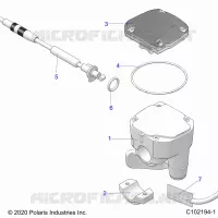 GOBIERNO, CONTROLS, THROTTLE ASM. AND CABLE