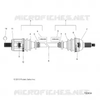 TREN, FRONT HALF SHAFT