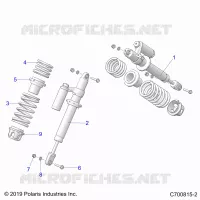 SUSPENSION, CHOQUE FRONTAL MOUNTING