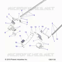 CHASSIS, PROTECCIÃ³N DEL EMBRAGUE, FOOTRESTS, TUNNEL GRIPS