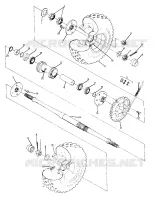 TRASERO conjunto de accionamiento RUEDA UPDATED 2-91 BIG BOSS 4X6 (4919801980021A)