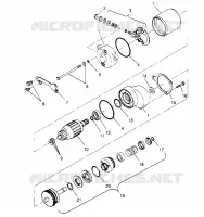 MOTOR DE ARRANQUE 2x4 400L W947540 (4926752675C014)