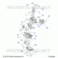 ENGINE, CRANKCASE AND CIGUEÑAL