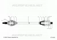 TREN, REAR HALF SHAFT