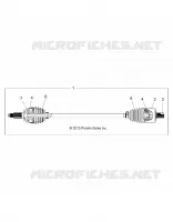 TREN, FRONT HALF SHAFT