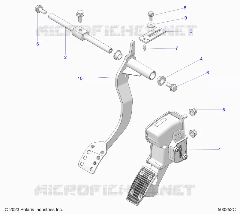 CONTROLES, FOOT CONTROLES AUTO- T24AAFHB (500252C)