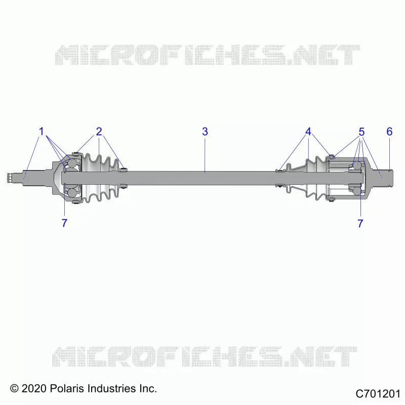 TREN, FRONT HALF SHAFT