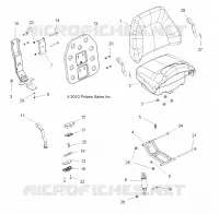 PASSENGER ASIENTO BOTTOM and ASIENTO BACK