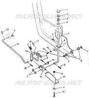 Y PEDAL FRENO DE ESTACIONAMIENTO Swedish Magnum 4x4 S968144 (4936053605C013)