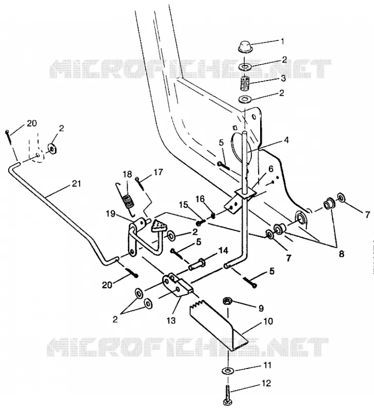 Y PEDAL FRENO DE ESTACIONAMIENTO Swedish Magnum 4x4 S968144 (4936053605C013)